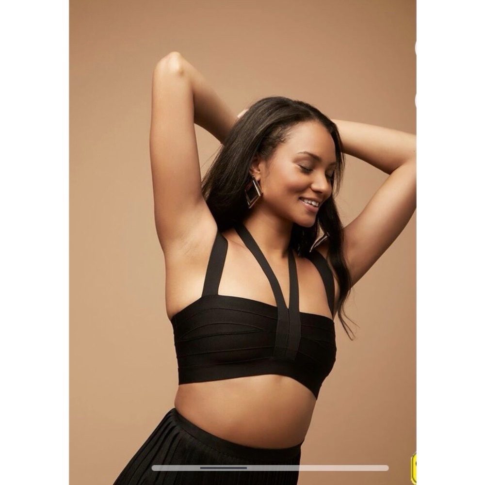 Hervé Léger x Forever 21 collection knit crop top